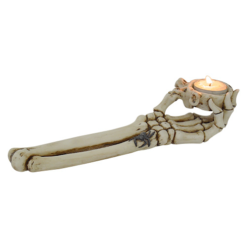 Skeleton Arm Candle Holder