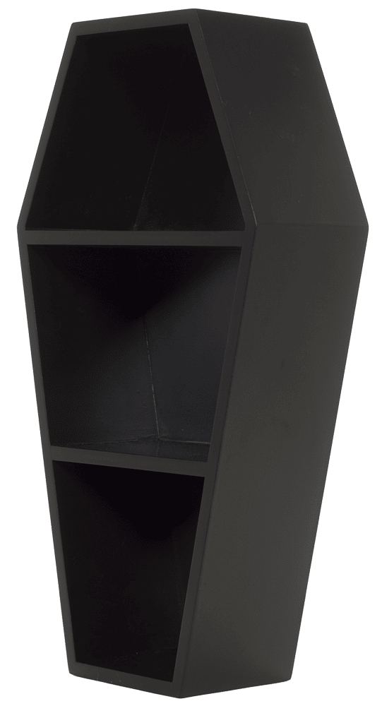 Black Coffin Shelf by Sourpuss Clothing