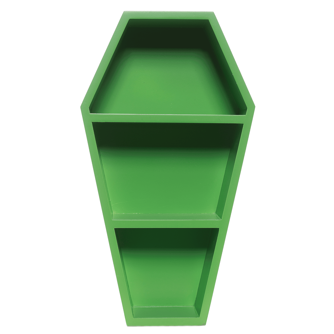 Green Coffin Shelf by Sourpuss Clothing