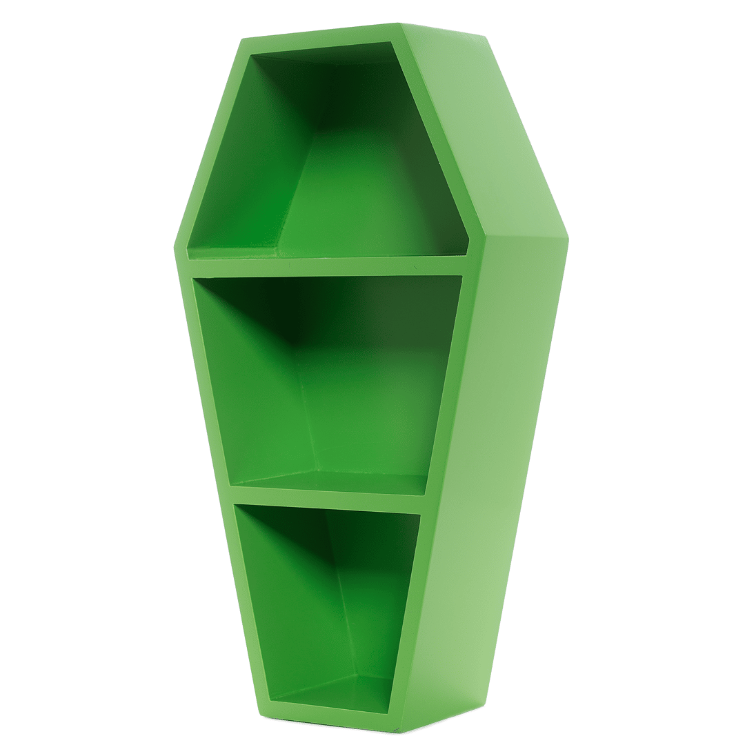 Green Coffin Shelf by Sourpuss Clothing