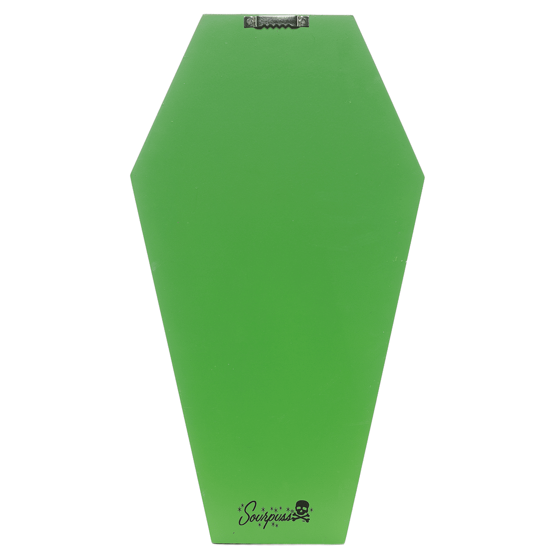 Green Coffin Shelf by Sourpuss Clothing