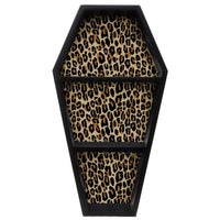 Thumbnail for Black Leopard Coffin Shelf