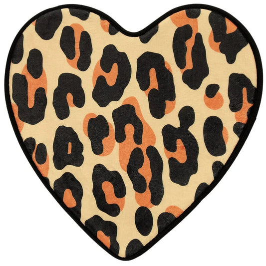 Sourpuss Leopard Heart Batmat