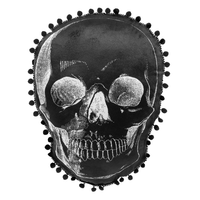 Thumbnail for Skull Pillow by Sourpuss Clothing