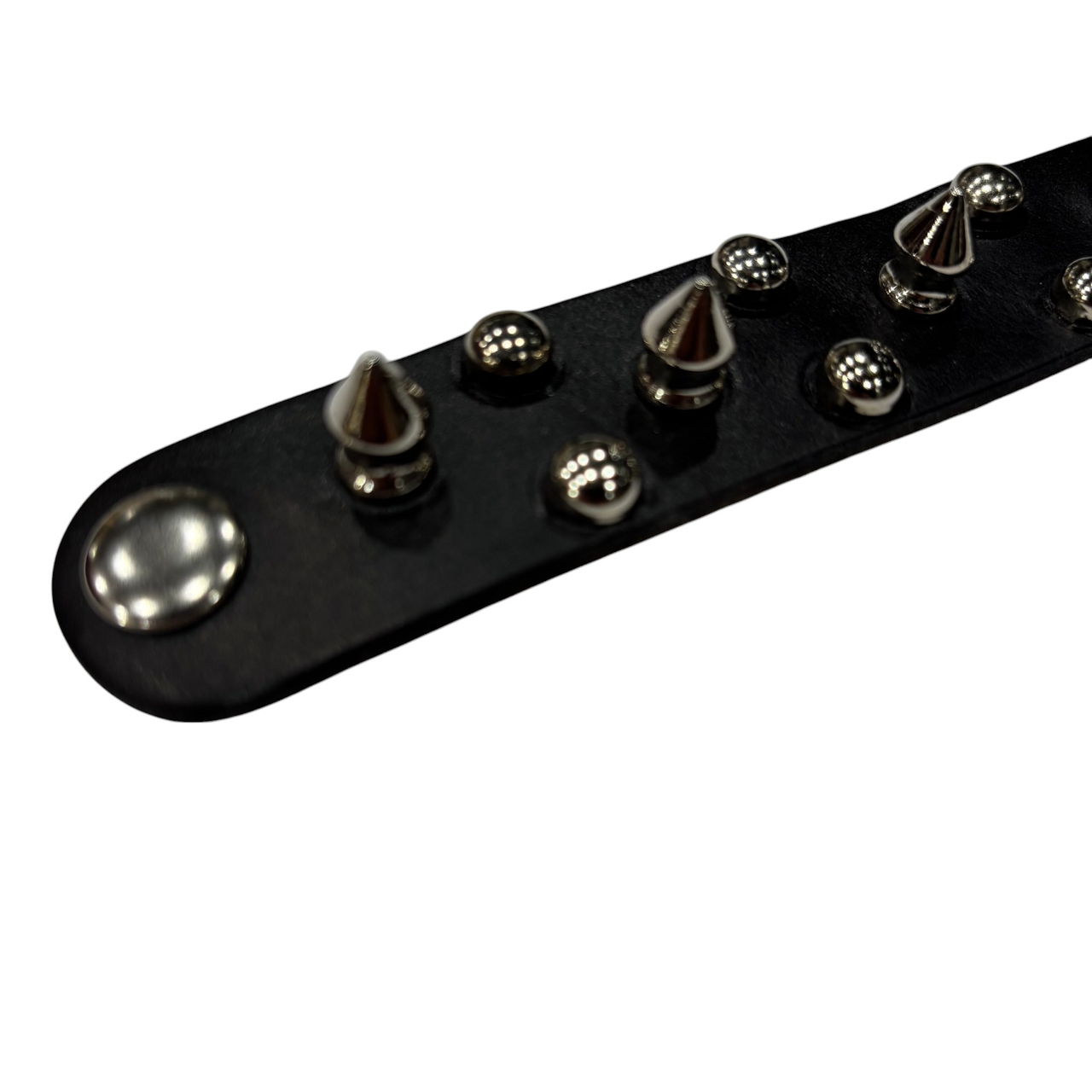 Spike and Round Studded Wristband