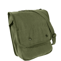 Thumbnail for Olive Green Canvas Shoulder Bag