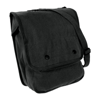 Thumbnail for Black Canvas Shoulder Bag