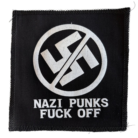 Dead Kennedys Nazi Punks Fuck Off Cloth Patch