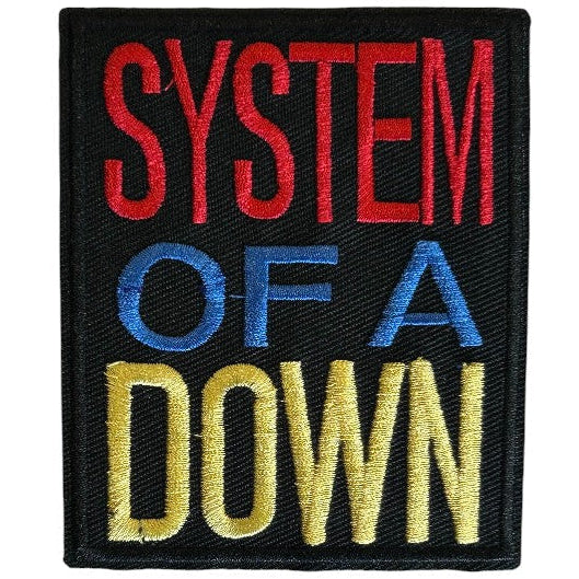 System Of A Down Armenian Embroidered Tricolor Patch