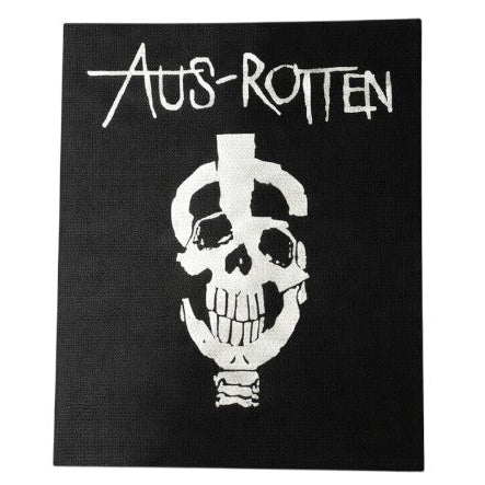 Aus-Rotten Skull  Cloth Patch