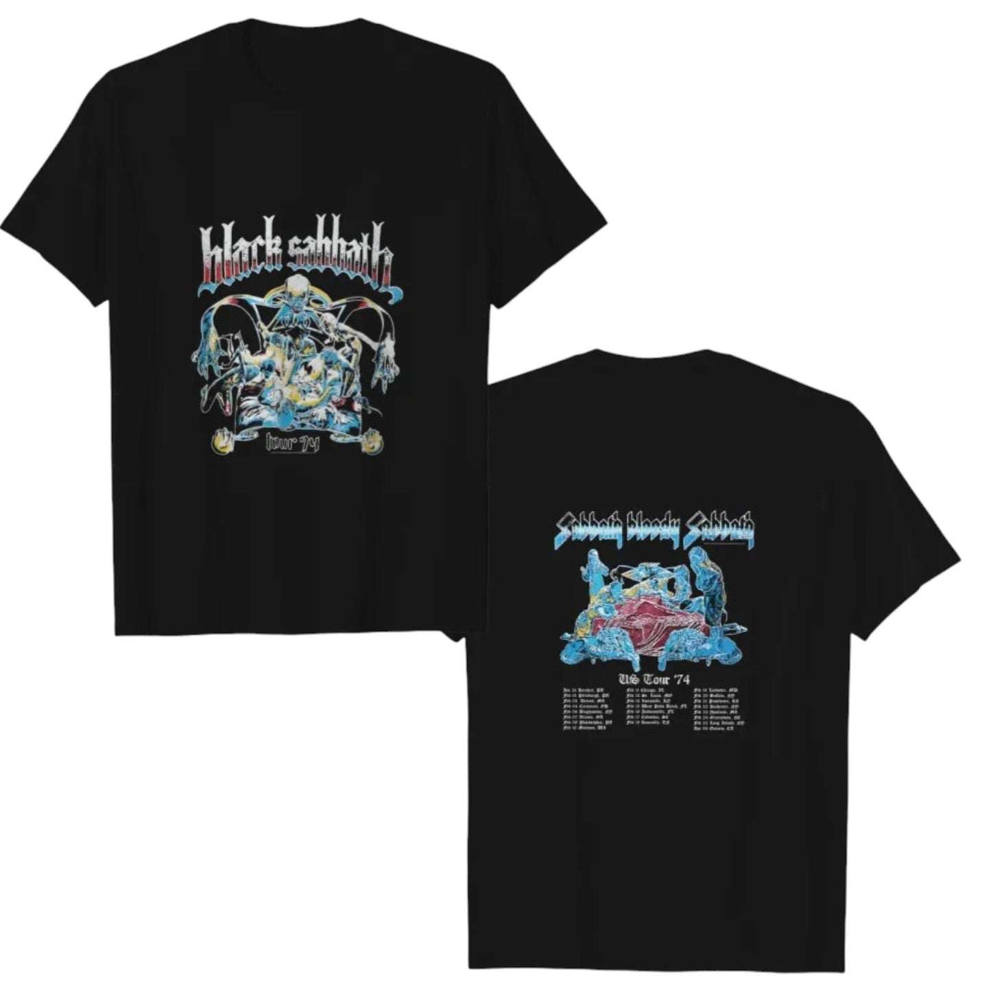 Black Sabbath US Tour Of '74 T-Shirt