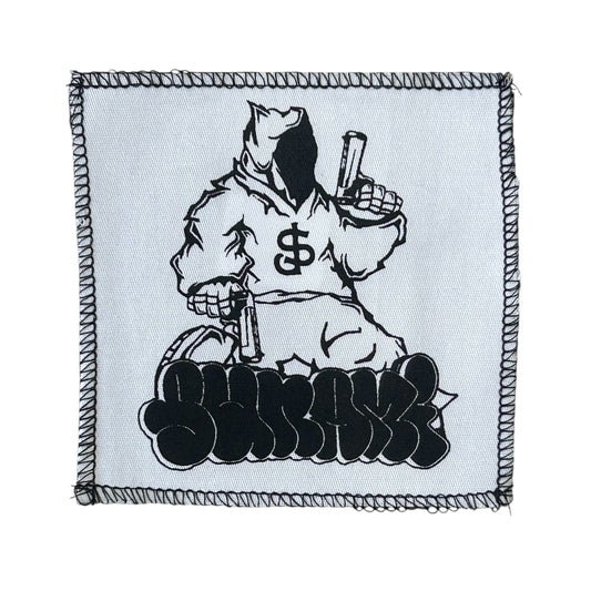 Sunami There is No Justice Its Just Us White Cloth Patch