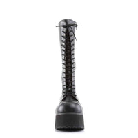 Thumbnail for Demonia Knee High Leather Boot Trashville-502