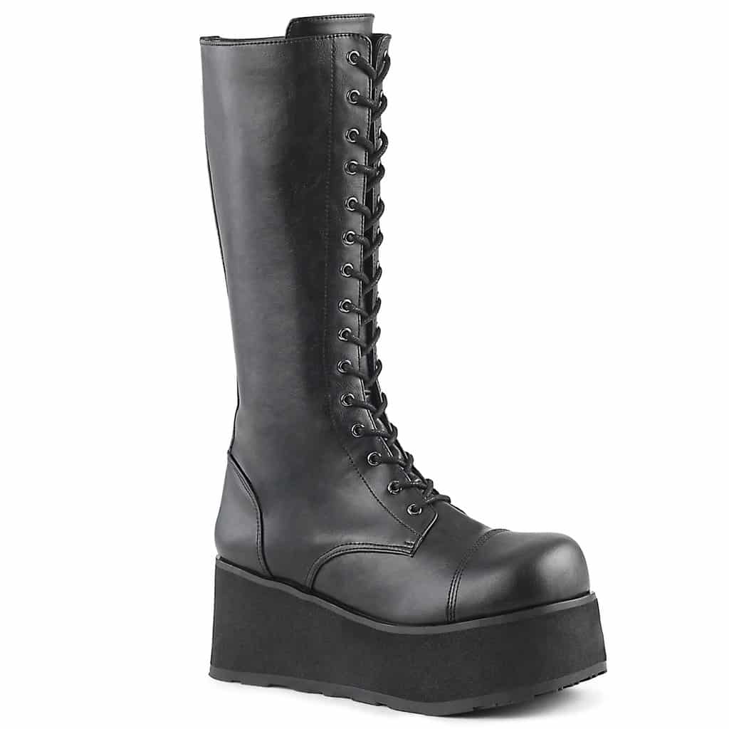 Knee High Leather Boot Trashville-502