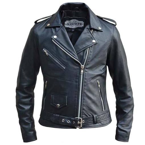 Women's Leather Biker Jacket