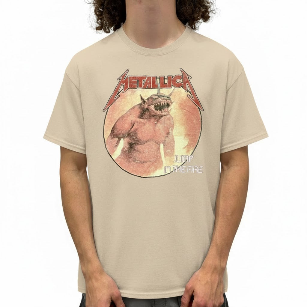 Metallica Jump In The Fire Sand T-Shirt