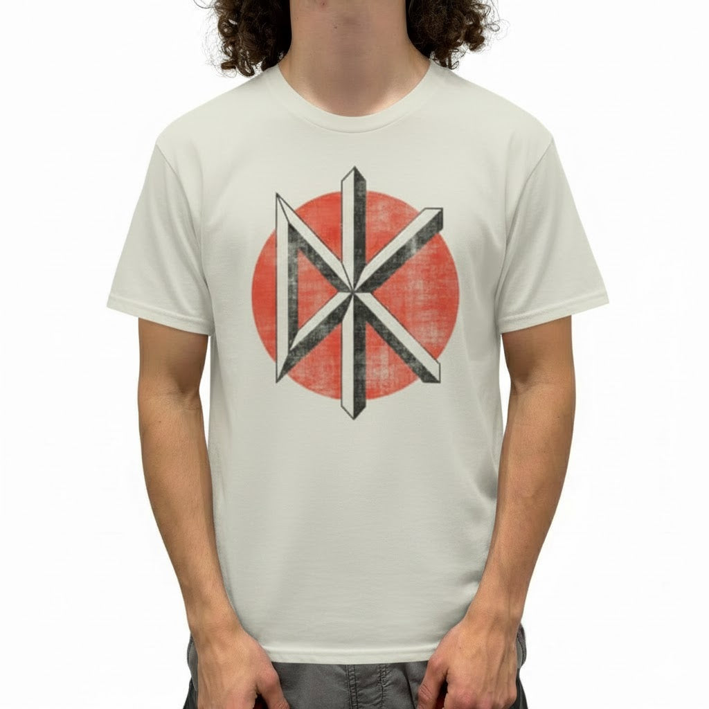 Dead Kennedys Distressed White T-Shirt