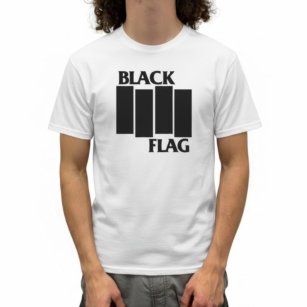 Black Flag Bars and Logo T-Shirt