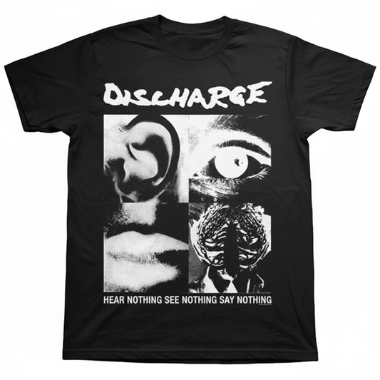 Discharge Hear Nothing See Nothing Say Nothing T-Shirt