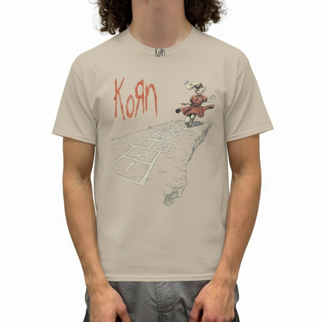 Korn Follow The Leader Tan T-Shirt