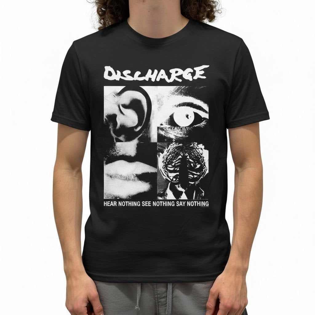 Discharge Hear Nothing See Nothing Say Nothing T-Shirt