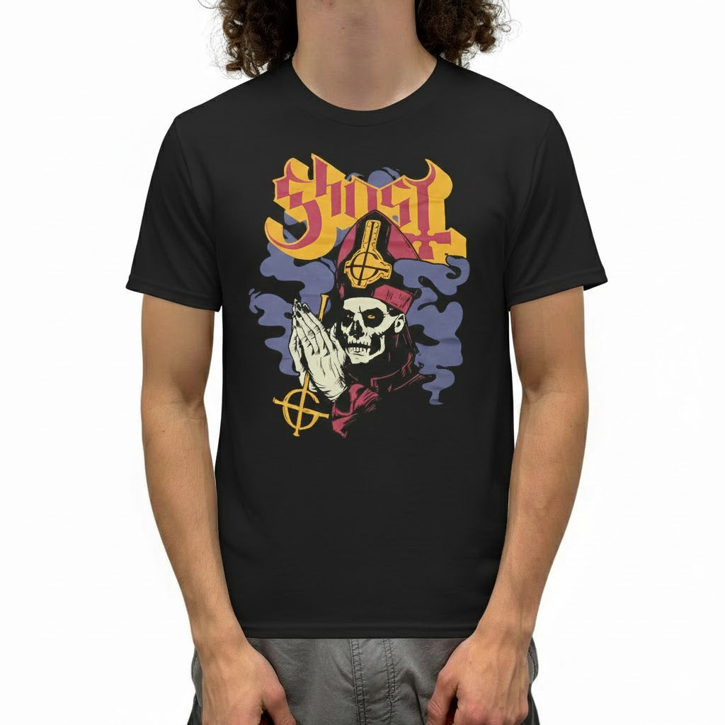 Ghost Papa Emeritus Prayer T-Shirt