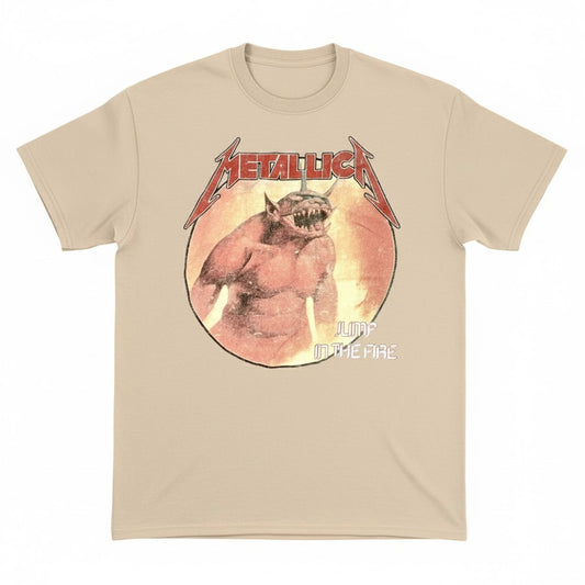 Metallica Jump In The Fire Sand T-Shirt