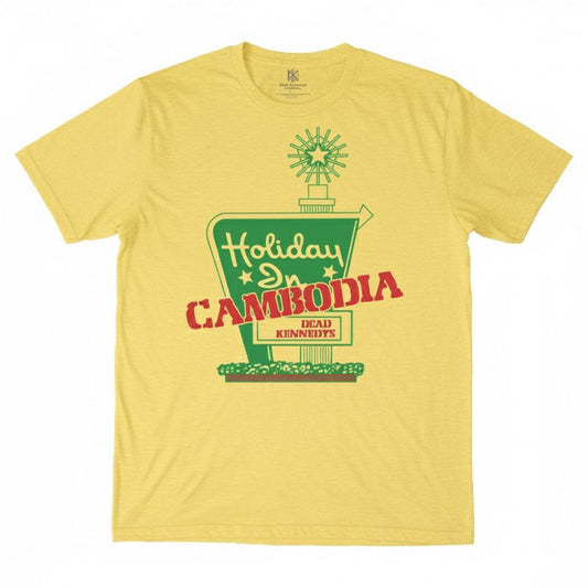 Dead Kennedys Holiday in Cambodia Yellow T-Shirt