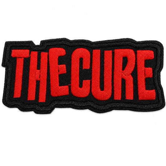 The Cure Red Logo Embroidered Patch