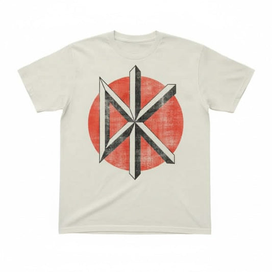 Dead Kennedys Distressed White T-Shirt