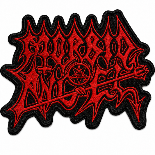 Morbid Angel Red Logo Embroidered Patch