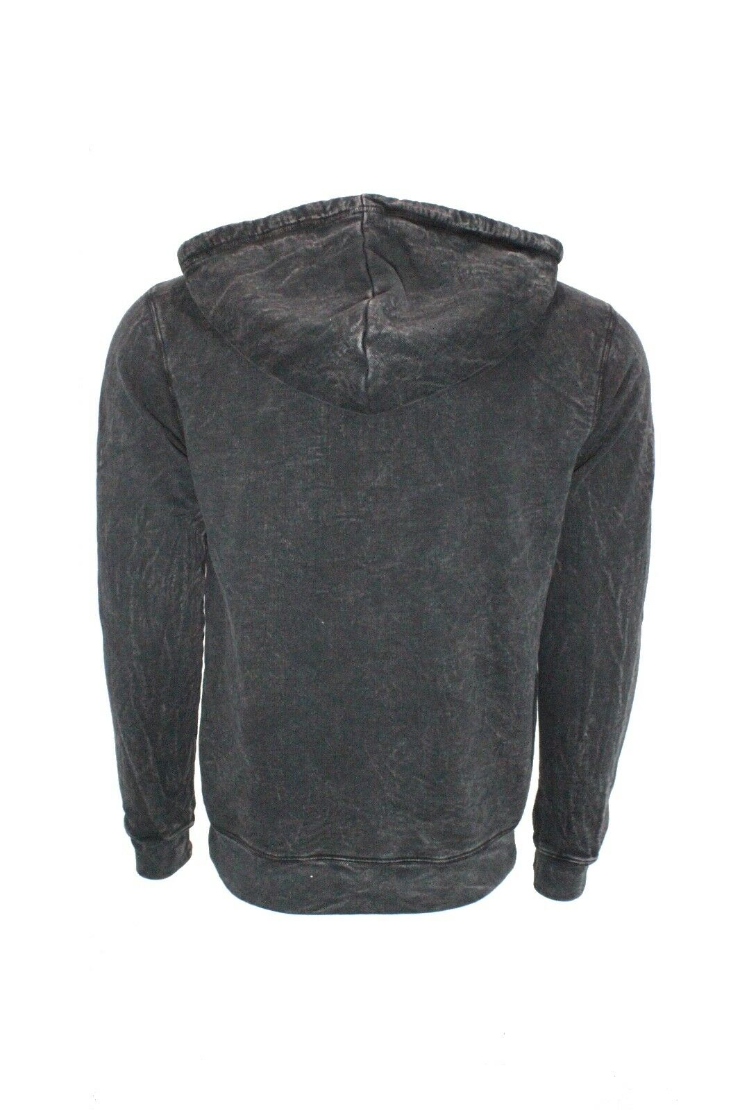 Black Organic Cotton Zip Hoodie