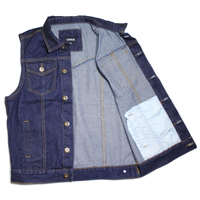 Thumbnail for Women's Dark Blue Denim Battle Vest