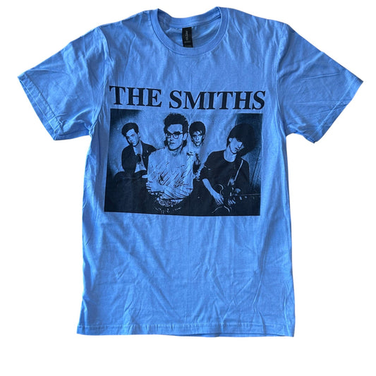 The Smiths Group Photo Blue T-Shirt