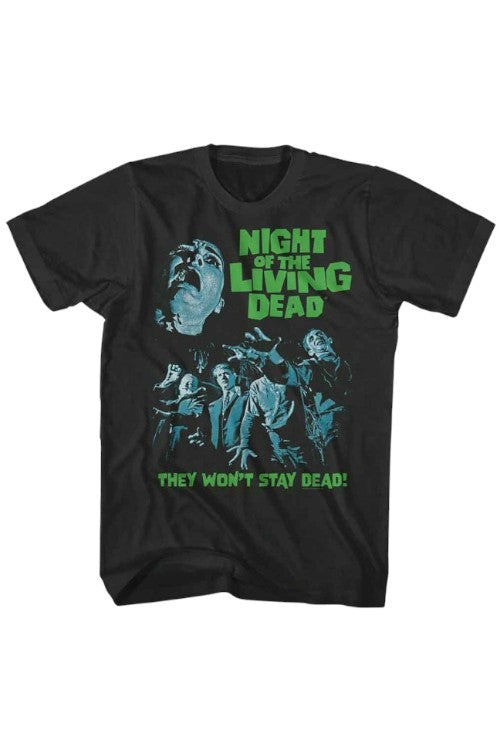 Night Of The Living Dead They Wont Stay Dead T-Shirt
