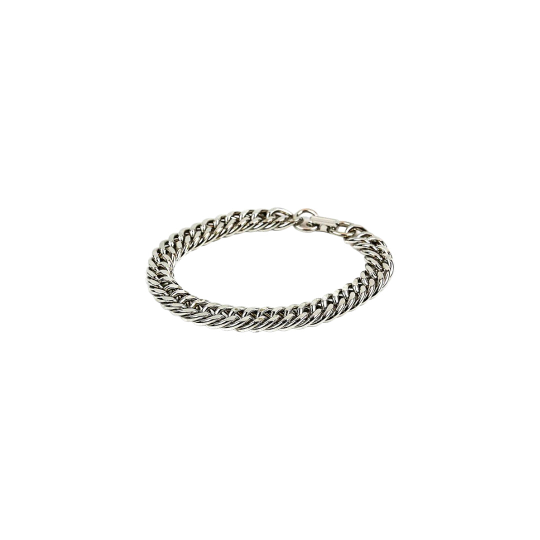Double Cuban Link Chain Bracelet