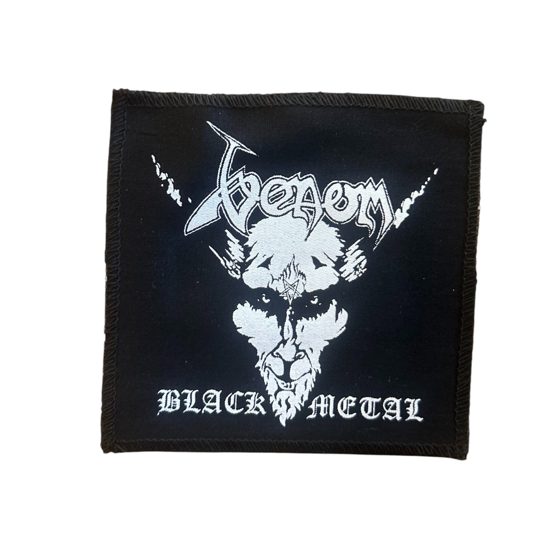 Venom Black Metal Back Patch