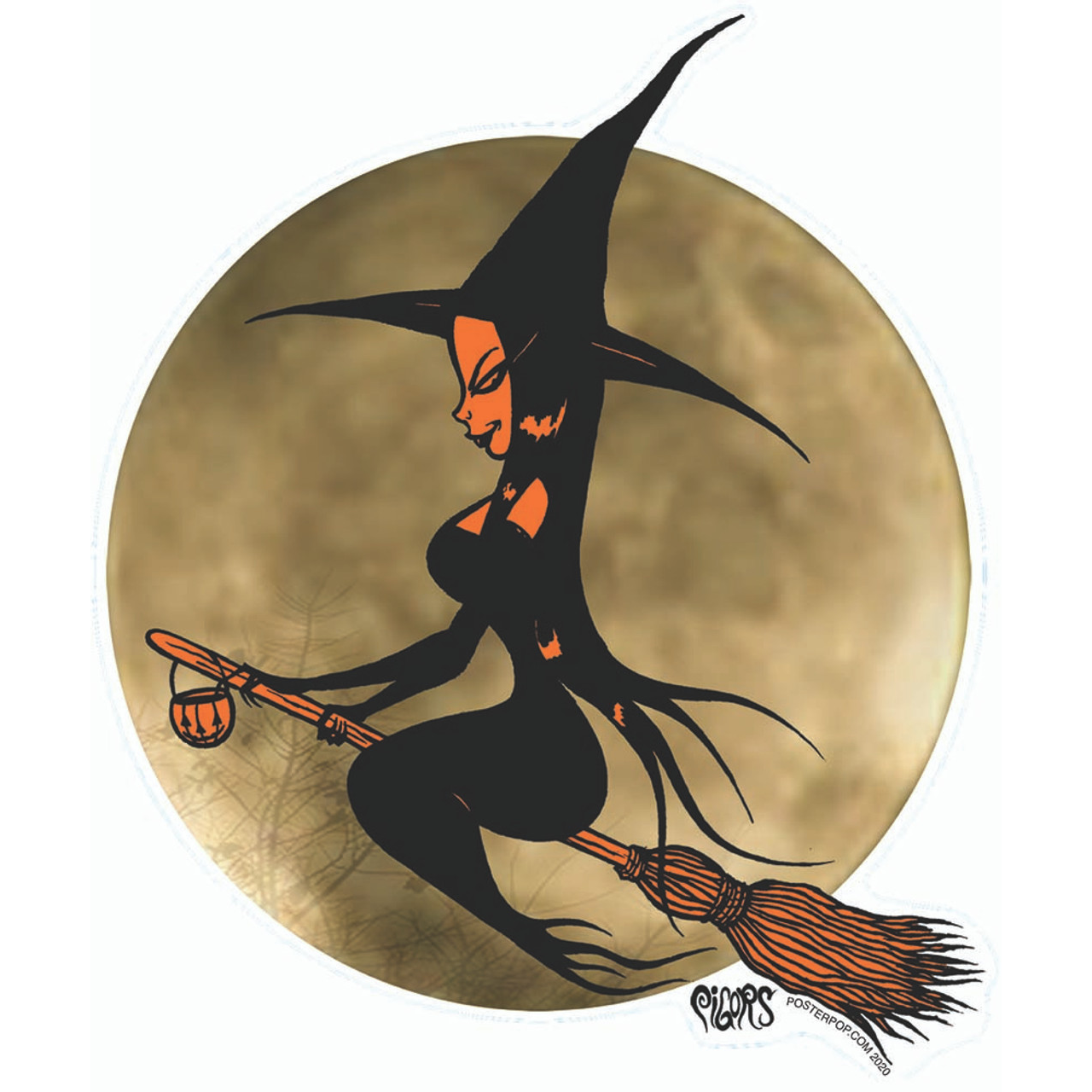 Pigors Witchy Sticker